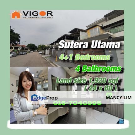 ☘️Taman Sutera Roof Top Garden 2.5Storey Terrace House☘️, Johor, Skudai