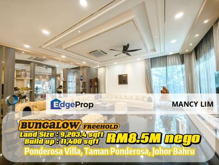 ☘️Ponderosa Villa  with Fully Renovated Bungalow House☘️, Johor, Johor Bahru