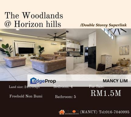 ☘️Horizon Hills @The Woodland Superlink House☘️, Johor, Gelang Patah