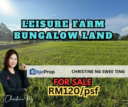 Leisure Farm Bungalow Land For Sale , Johor, Gelang Patah