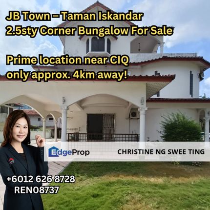 Taman Iskandar JBCC Bungalow House For Sale , Johor, Johor Bahru