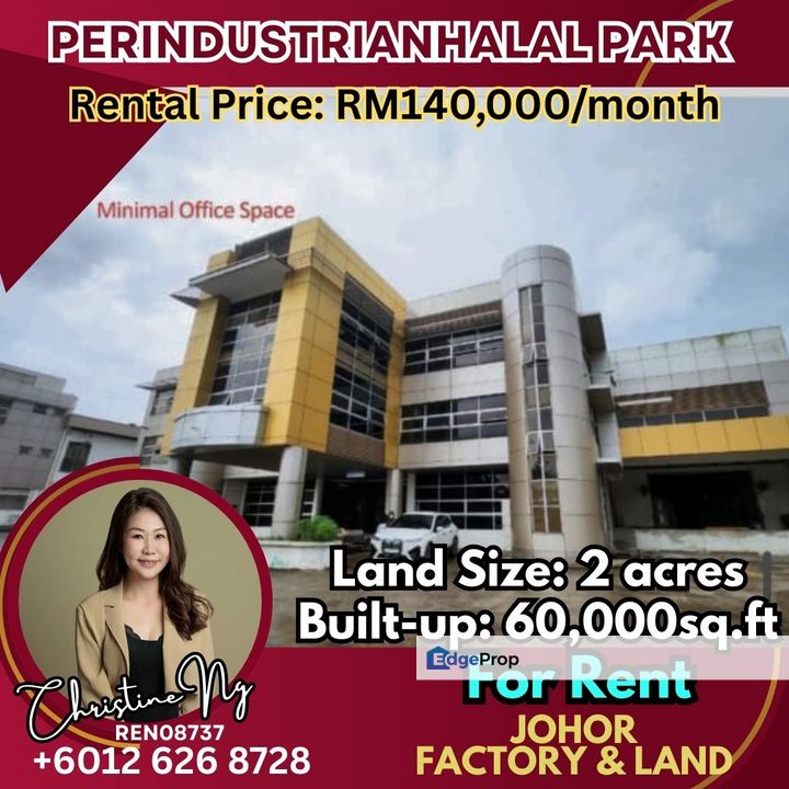 Detached Factory For Rent at Gelang Patah , Medium Industrial , Johor, Johor Bahru