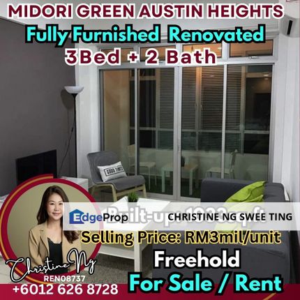 Midori Green at Austin Heights Apartment For Rent , Johor, Johor Bahru