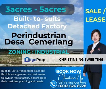Built-To-Suit Factory Warehouse at Johor Bahru , Johor, Ulu Tiram