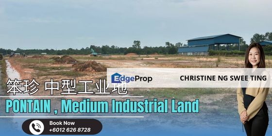 Medium Industrial Land For Sale at Pontian Johor  , Johor, Gelang Patah