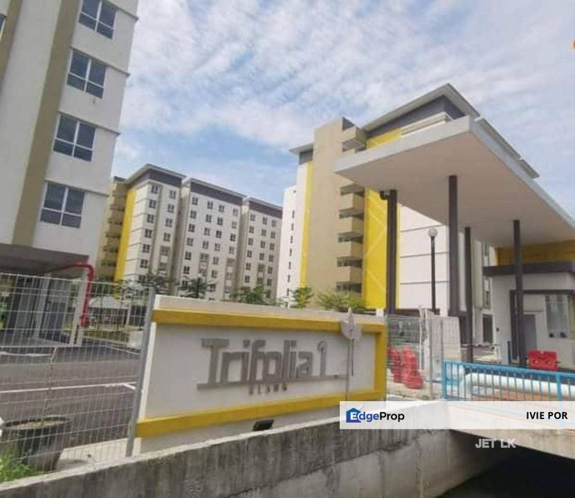 Trifolia 1 Apartment Klang For Rent 900sqft Partially Furnished , Selangor, Klang