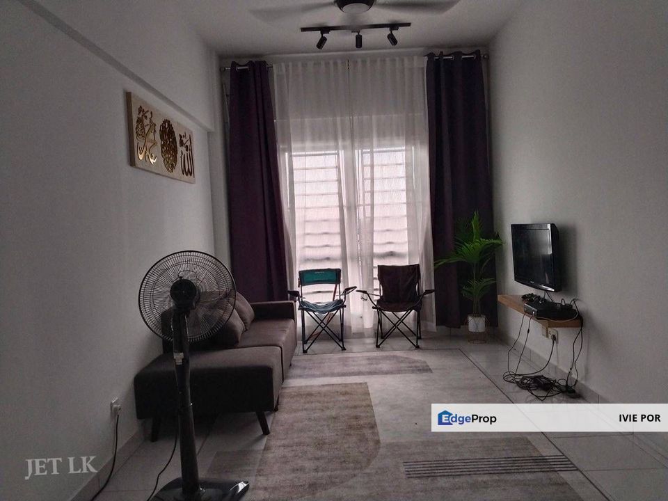 Trifolia 1 Apartment Klang For Rent 900sqft Partially Furnished , Selangor, Klang