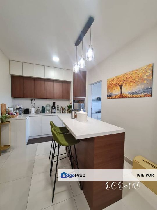 Indah Residences Shah Alam Terraced House For Sale 22x70 Double Storey Partial Furnished , Selangor, Shah Alam