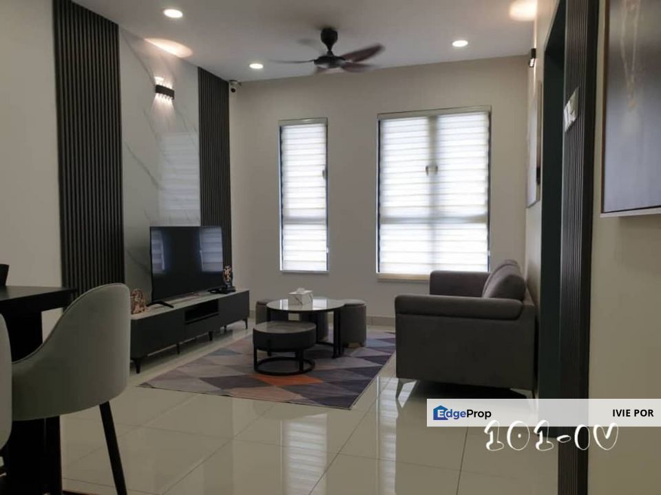 Modern Design Trio By Setia Service Residence Fully Furnished 1+1room, Selangor, Bandar Botanic/Bandar Bukit Tinggi
