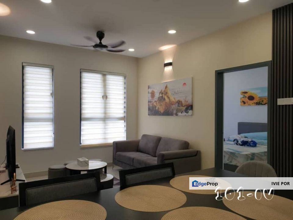 Modern Design Trio By Setia Service Residence Fully Furnished 1+1room, Selangor, Bandar Botanic/Bandar Bukit Tinggi