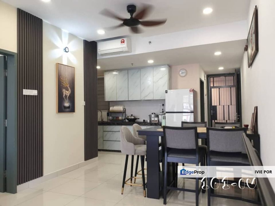 Modern Design Trio By Setia Service Residence Fully Furnished 1+1room, Selangor, Bandar Botanic/Bandar Bukit Tinggi