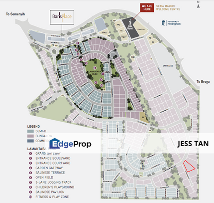 Bungalow Land in Setia Mayuri (fka Brogaville Horticultural Village) Semenyih For Sale, Selangor, Semenyih