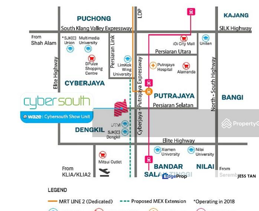 Under Bank Value & Guarded Area - 2 Storey Terrace House @ CyberSouth, Selangor, Cyberjaya