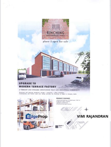 2.5 STOREY MODERN TERRACE FACTORY RINCHING INDUSTRIAL PARK, Selangor, Semenyih