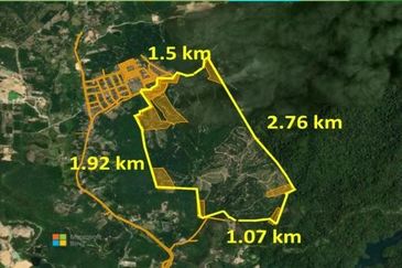 Jalan Kolam Air, Pantai