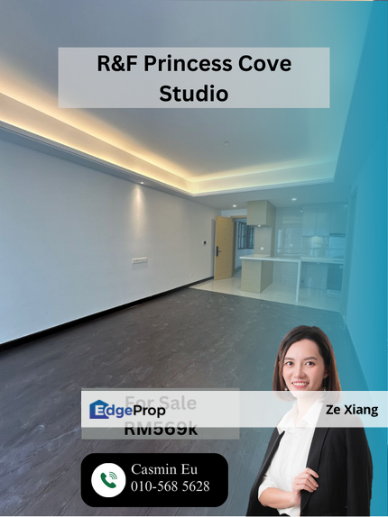 R&F Princess Cove Studio For Sale, Johor, Johor Bahru