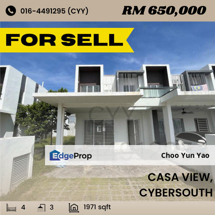 2-Storey Landed【Rm650,000】, Selangor, Cyberjaya