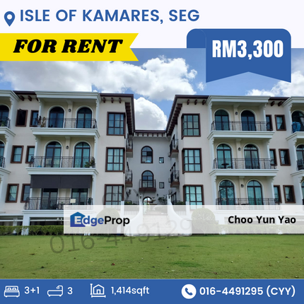 Isle of Kamares, Setia Eco Glades Apartment Cyberjaya, FOR RENT, Selangor, Cyberjaya