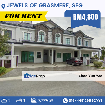 Jewels of Grasmere, Setia Eco Glades 2 Storey FOR RENT, Selangor, Cyberjaya