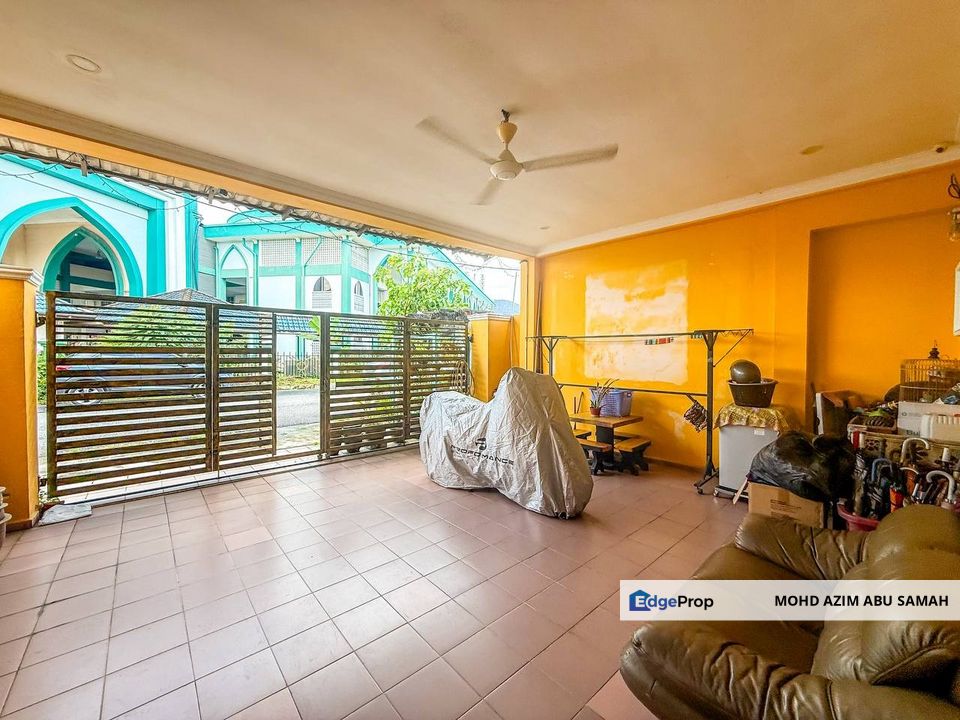 End Lot Facing Open FOR SALE Single Storey Terrace Taman Sri Melati Selayang, Gombak, Selangor, Selayang