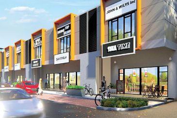 Next To Cyberjaya, Dengkil Sepang Selangor New Business Hub 2 Storey Shop Office For Sales