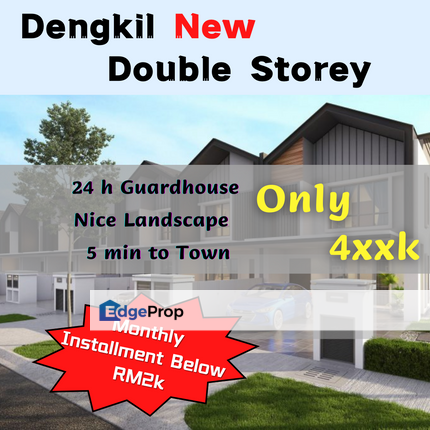 Affordable Price Dengkil Double Storey Only 4xxk , Selangor, Dengkil