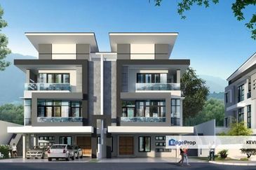 Luxury High End Property 34x75 1.5 Storey Semi D Town Villa Nearby Cyberjaya