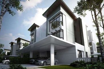 24 Feet Big House Size & 10 Feet Extra Land 34x65 1.5 Storey Semi D Town Villa Nearby Cyberjaya