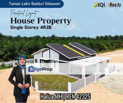 Rumah Mampu Milik! Phase 1 Single Storey Taman Lekir Baiduri with 4 Bedroom!, Perak, Manjung