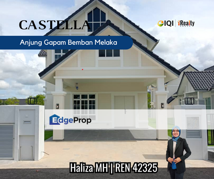 CASTELLA Bungalow 2 Tingkat Design Eropah Anjung Gapam Melaka, Melaka, Ayer Keroh