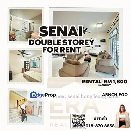 Double Storey Terrace, Johor, Senai