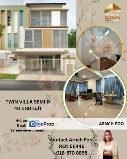 Twin Villa Semi D, Johor, Nusajaya