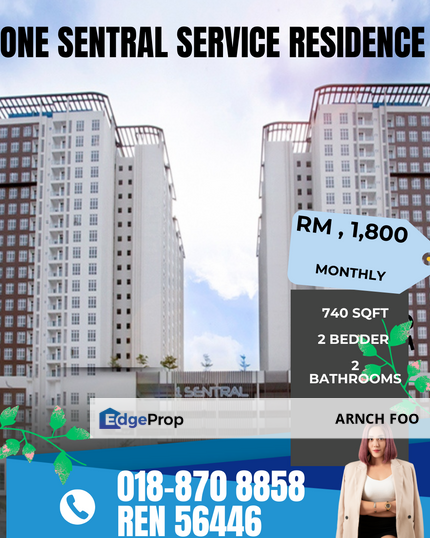 One sentral 2 bedder, Johor, Nusajaya