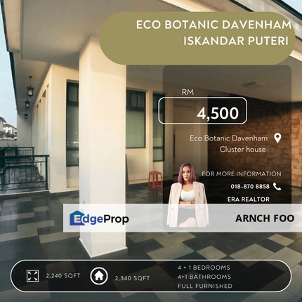 Devenham Cluster Eco Botanic, Johor, Nusajaya