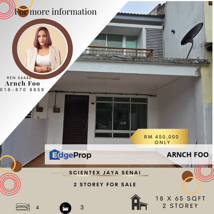 Double Storey terrace , Johor, Senai