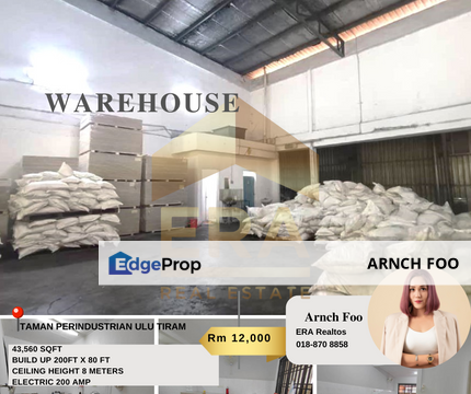 Warehouse, Johor, Ulu Tiram