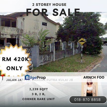 Double Storey Terrace, Johor, Kulai