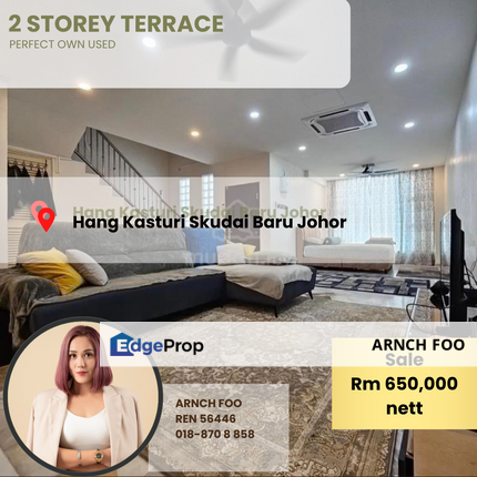Double Storey Terrace, Johor, Skudai
