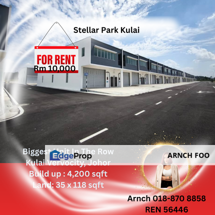 Terrace Factory Biggest in The Row, Johor, Kulai