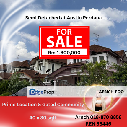 2 Storey Semi Detached , Johor, Johor Bahru