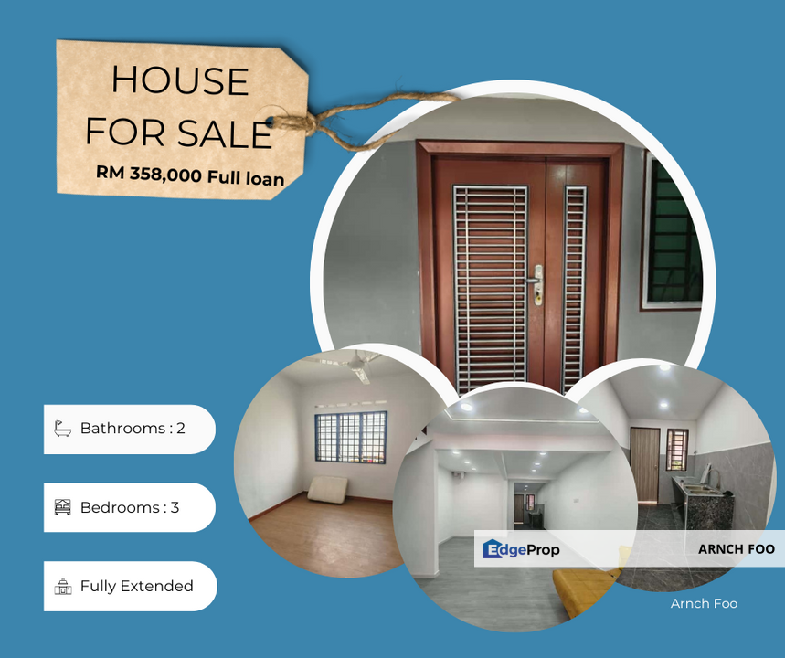 Double Storey Low COst House , Johor, Pasir Gudang