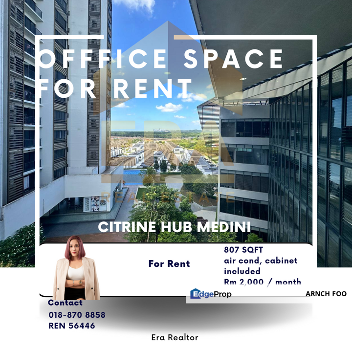 office space for rent, Johor, 