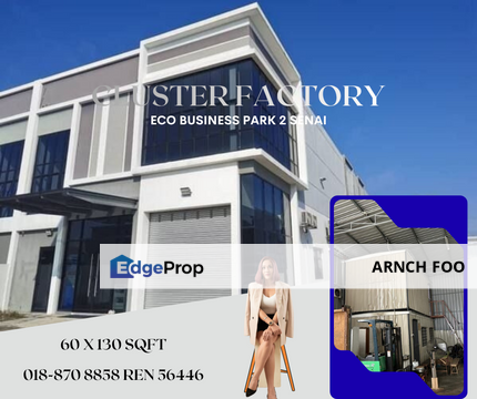 Cluster Factory For Sale, Johor, Senai