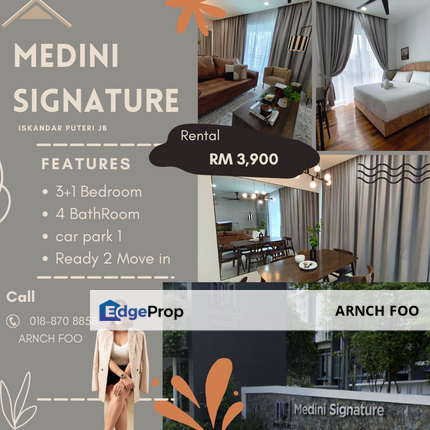 Luxury Condo at Medini Signature Near Legoland & Gleneagles, Johor, Nusajaya