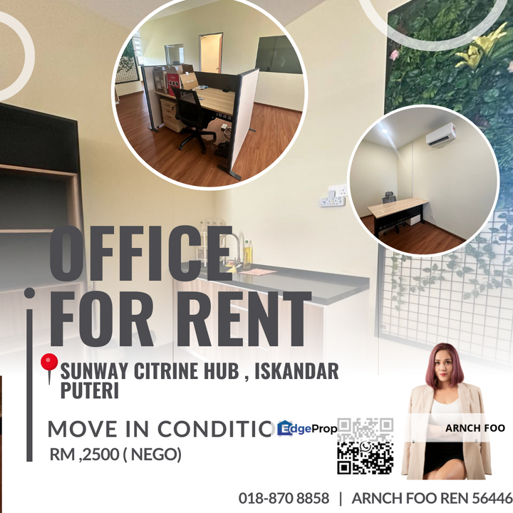 Ready Office for rent, Johor, 