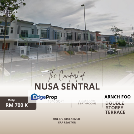Double Storey Terrace , Johor, Nusajaya
