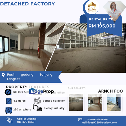 Detached Factory-Heavy Industry Tanjung Langsat, Johor, Pasir Gudang