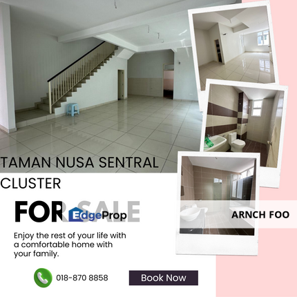 Cluster House Nusa Sentral , Johor, Nusajaya