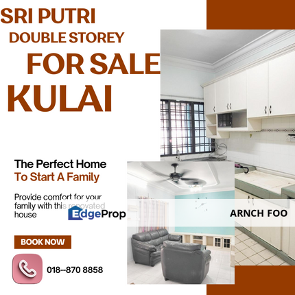 Double Storey Sri Putri high value, Johor, Kulai