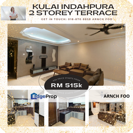 Indahpura 2 storey Terrace, Johor, Kulai